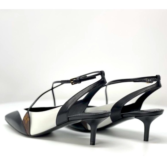 Louis Vuitton Line up pump multicolor heel black - Picture 6 of 11